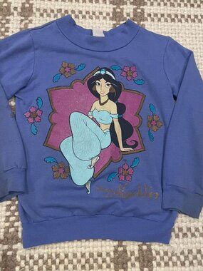 Disney Girls' Blue and Purple Sweatshirt